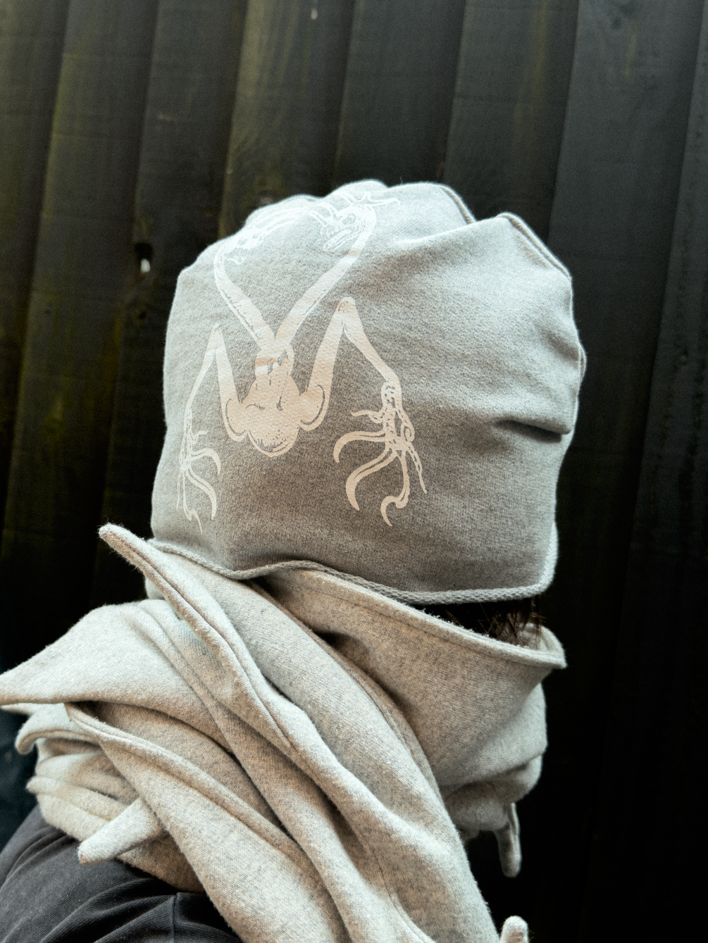 HIEROGLYPH JERSEY BEANIE