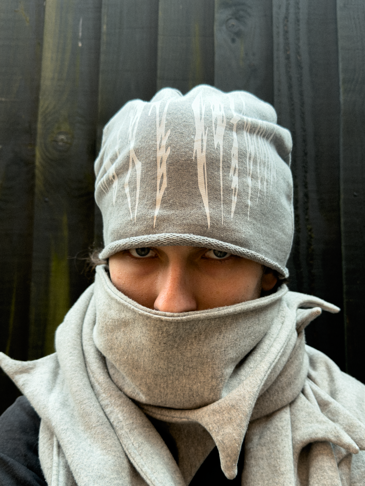 HIEROGLYPH JERSEY BEANIE